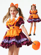 Robe citrouille Lolita pour Halloween pour enfants